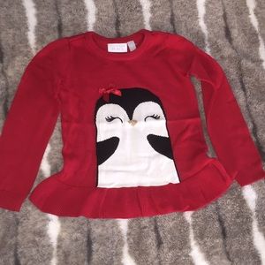 Adorable penguin sweater